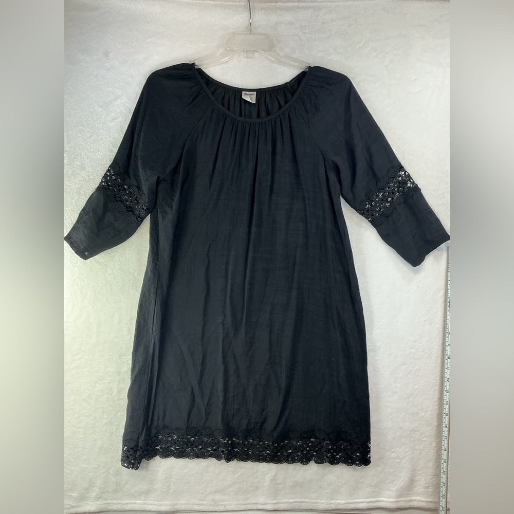 Wrangler Black Lace Accent Tunic A0284